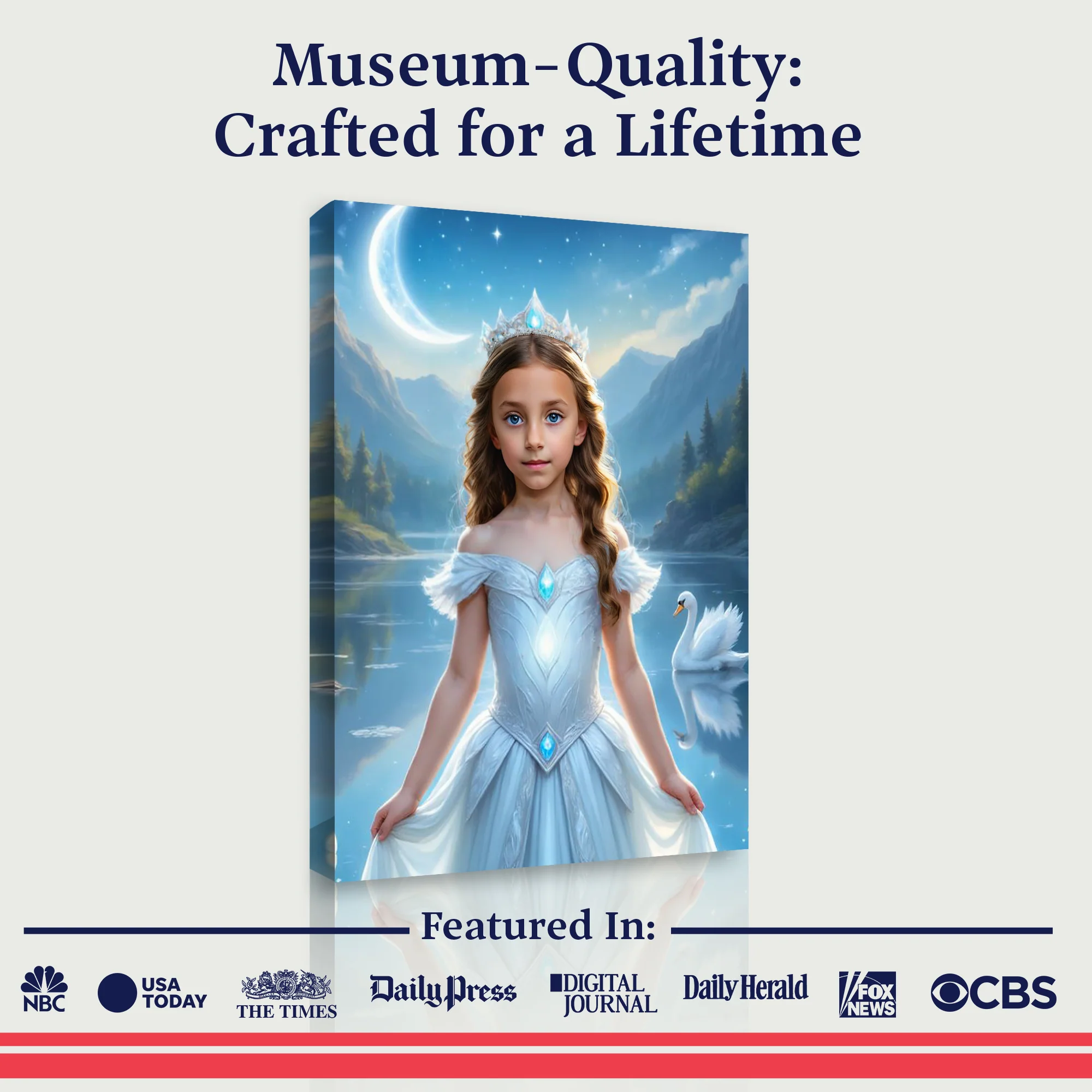 The Swan Queen by the Lake - Image 3